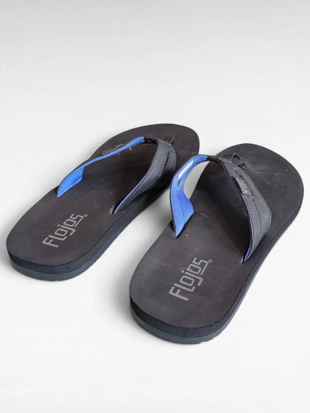 Flojos Flip Flops Black Size 10